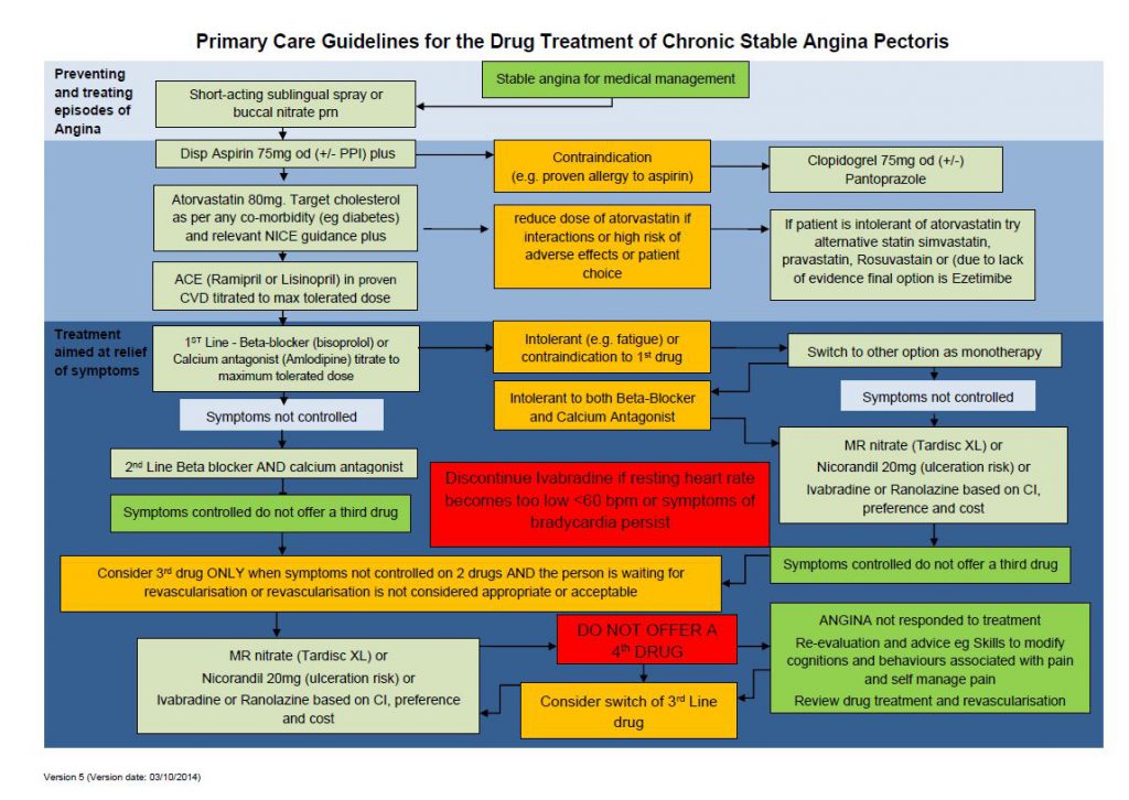 2.6 Primary Care Guidelines For The Drug Treatment Of Chronic Stable 