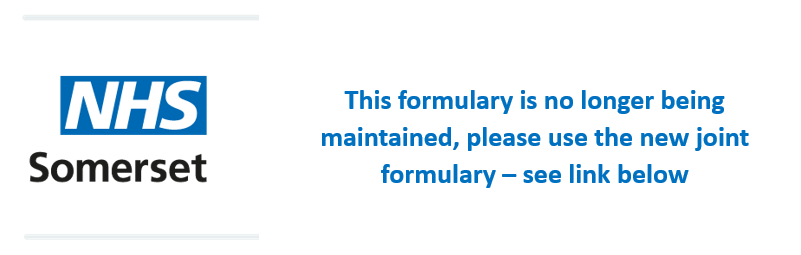 Somerset Prescribing Formulary